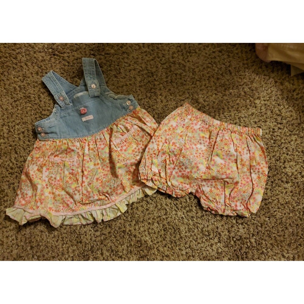Girl's The Children's Place 12 month jumper dress with bottoms
